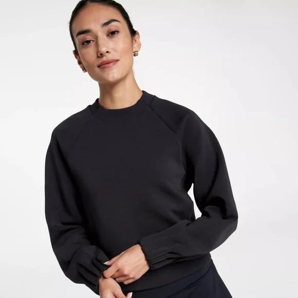 Calia By Carrie Underwood Black Golf Soft Scuba Crew New With Tags - Picture 14 of 14